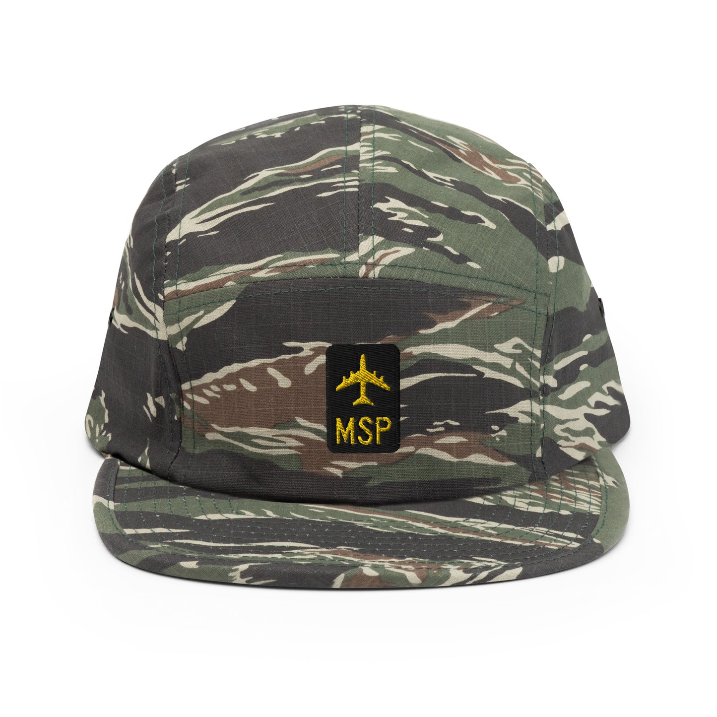 Green Camo Jetliner Camper Hat • MSP Minneapolis • YHM Designs - Image 07