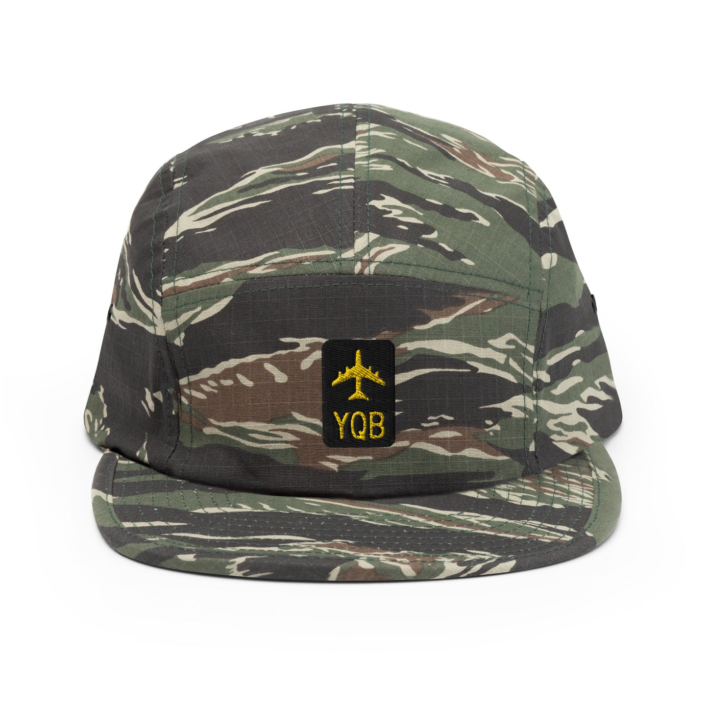Green Camo Jetliner Camper Hat • YQB Quebec City • YHM Designs - Image 07