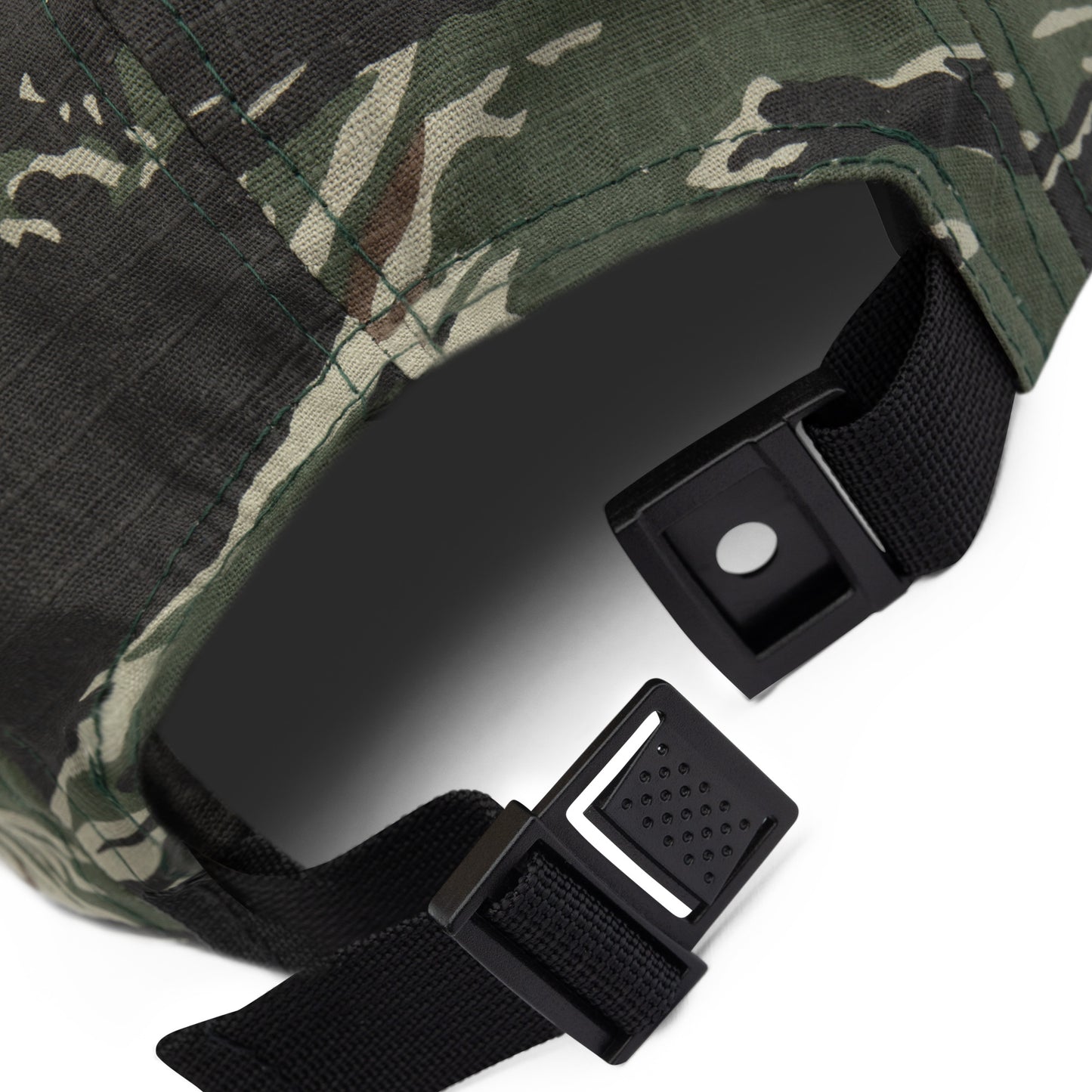 Green Camo Jetliner Camper Hat • SAT San Antonio • YHM Designs - Image 04