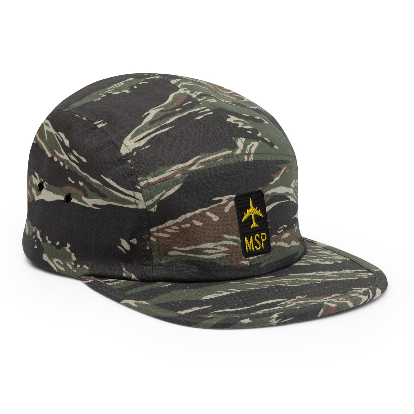 Green Camo Jetliner Camper Hat • MSP Minneapolis • YHM Designs - Image 10