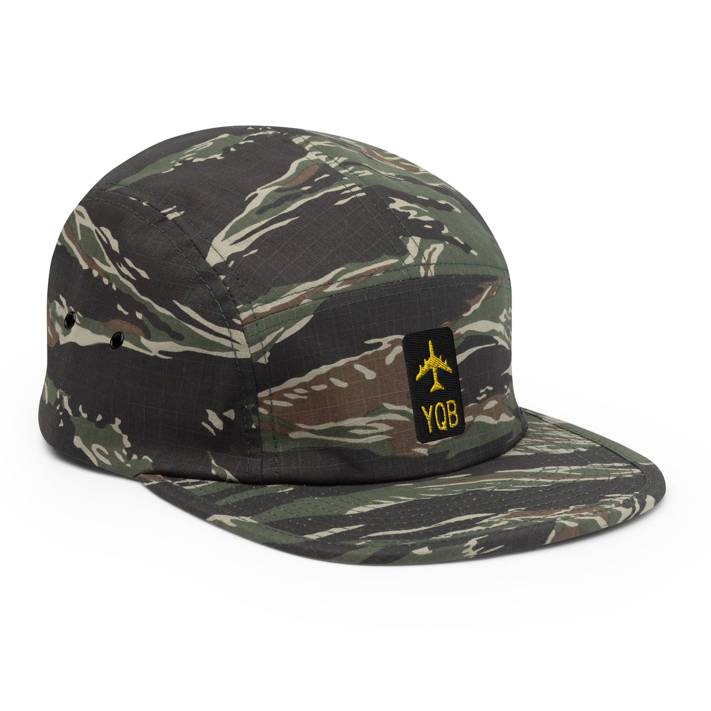 Green Camo Jetliner Camper Hat • YQB Quebec City • YHM Designs - Image 10