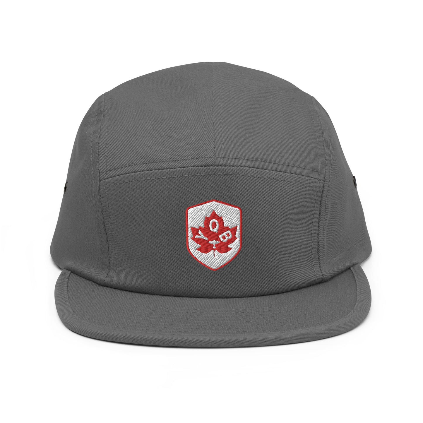 Maple Leaf Camper Hat - Red/White • YQB Quebec City • YHM Designs - Image 14