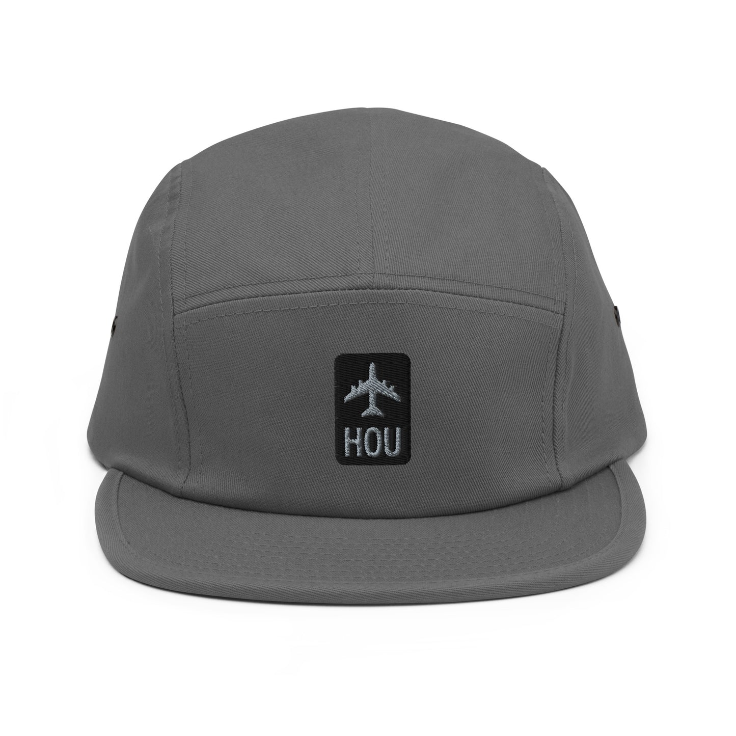 Grey "Low-Vis" Jetliner Camper Hat • HOU Houston • YHM Designs - Image 07