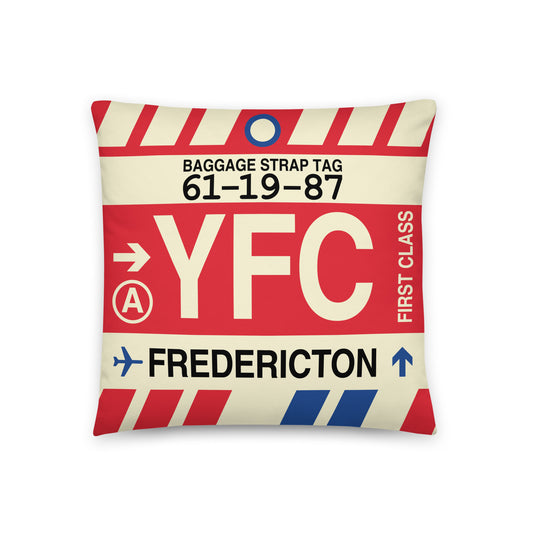 Travel Gift Throw PIllow • YFC Fredericton • YHM Designs - Image 01