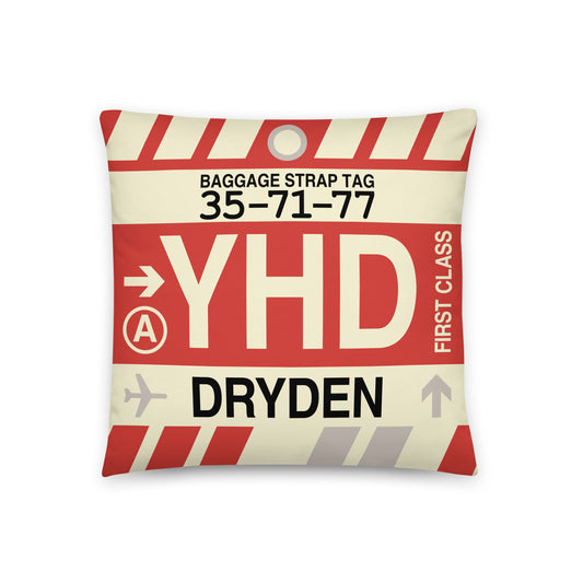 Travel Gift Throw PIllow • YHD Dryden • YHM Designs - Image 01