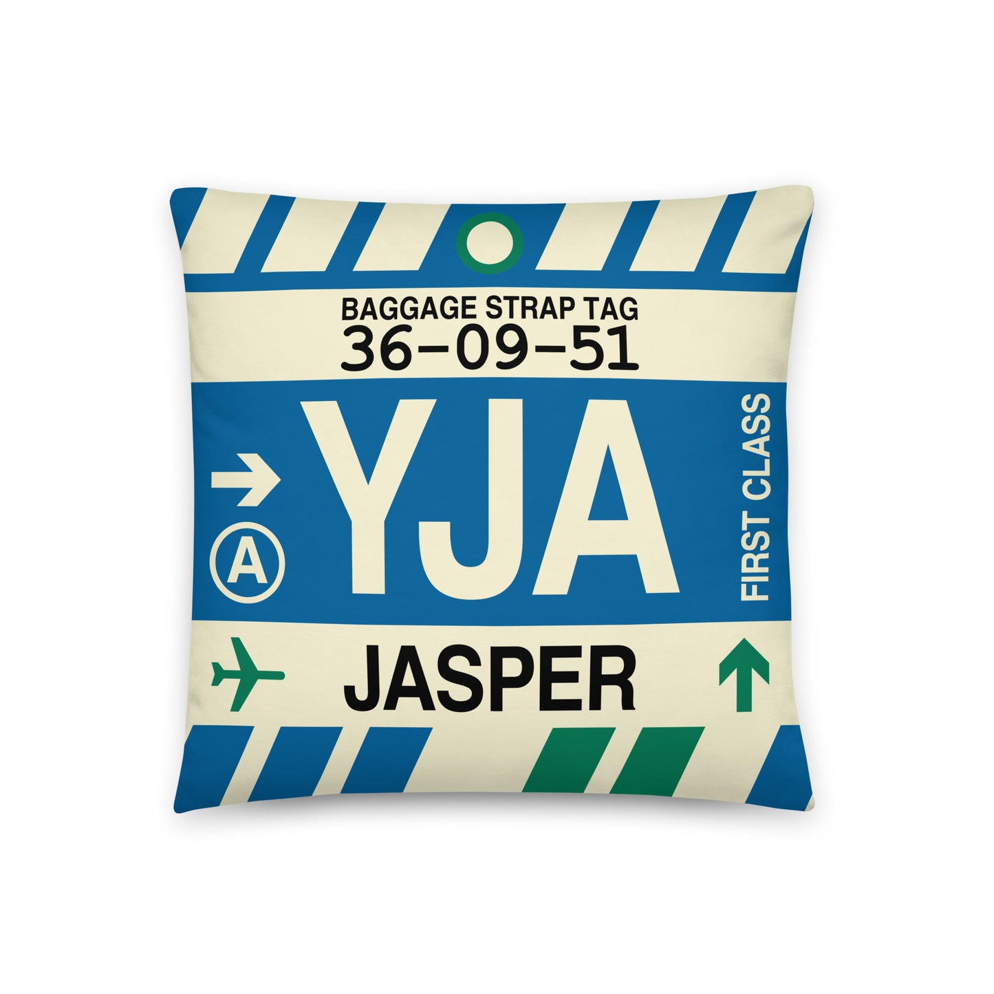 Travel Gift Throw Pillow • YJA Jasper • YHM Designs - Image 01
