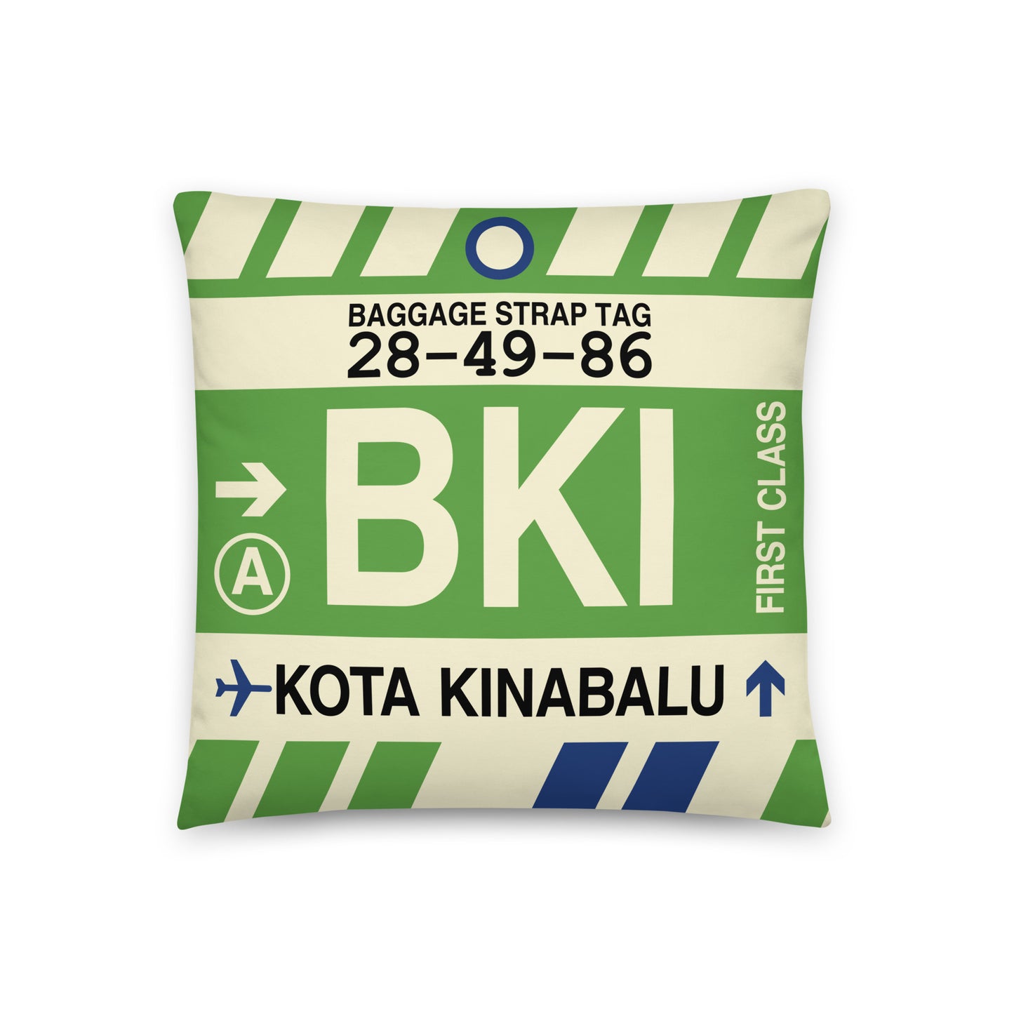 Travel Gift Throw Pillow • BKI Kota Kinabalu • YHM Designs - Image 01