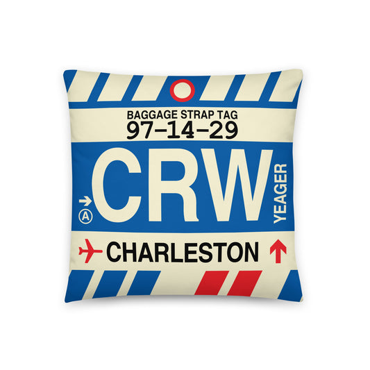 Travel Gift Throw PIllow • CRW Charleston • YHM Designs - Image 01