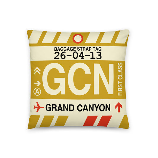 Travel Gift Throw PIllow • GCN Grand Canyon • YHM Designs - Image 01