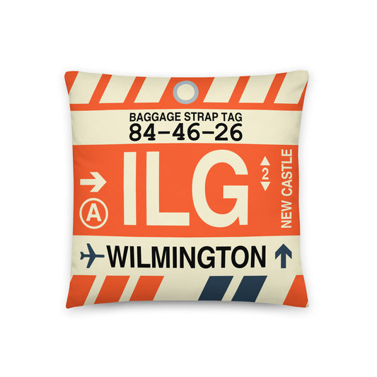 Travel Gift Throw PIllow • ILG Wilmington • YHM Designs - Image 01