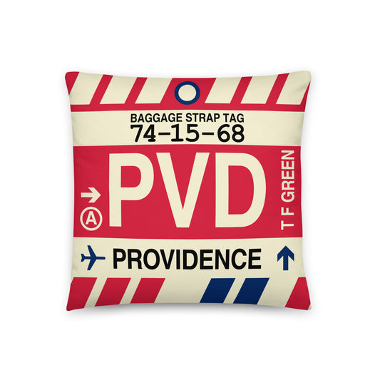 Travel Gift Throw PIllow • PVD Providence • YHM Designs - Image 01