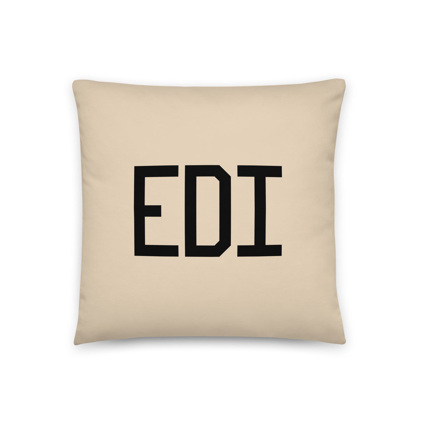 EDI Edinburgh Throw Pillow • Air Force Lettering & Red Buffalo Plaid • YHM Designs - Image 03