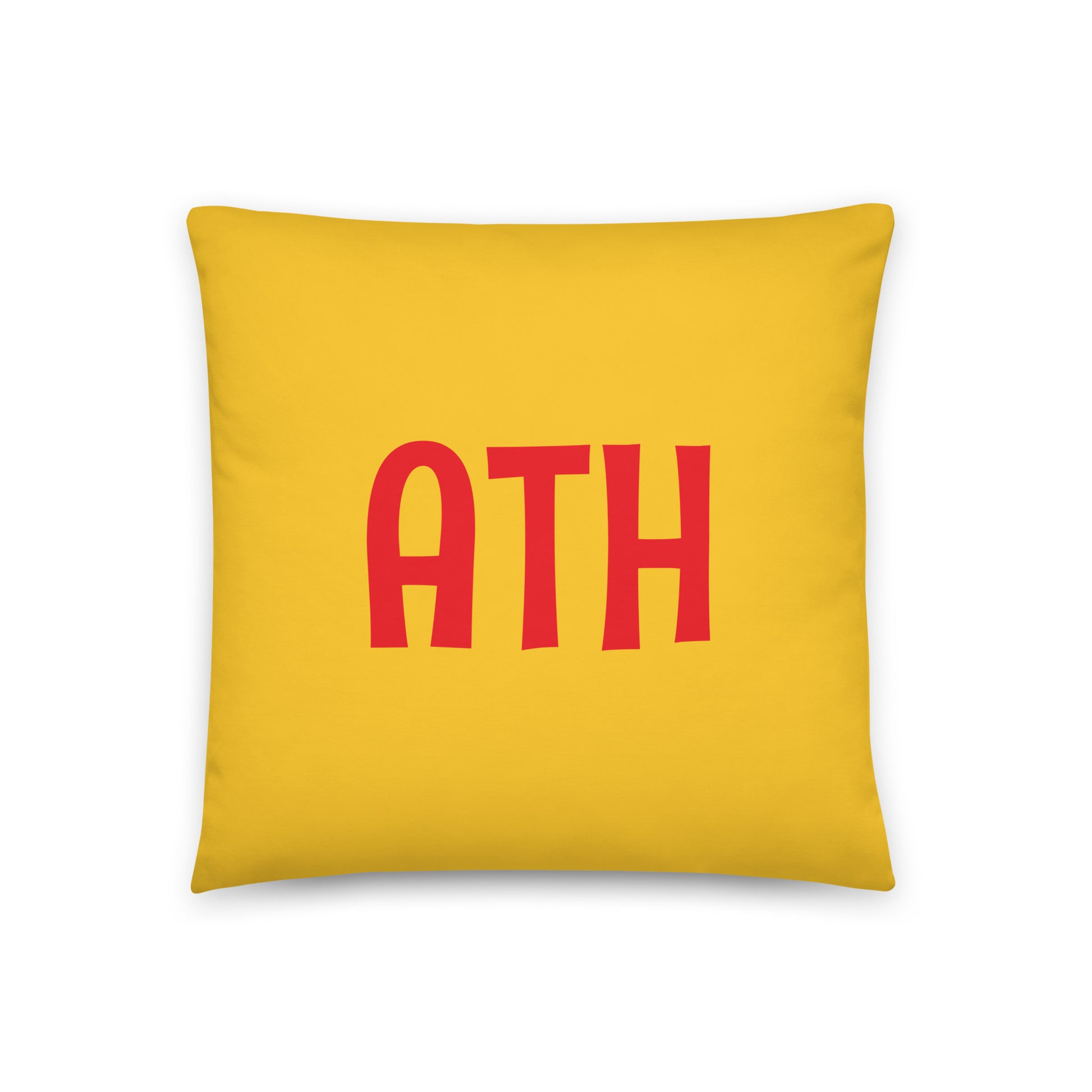 ATH Athens Throw Pillow • Cheerful Rainbow Colours • YHM Designs - Image 03