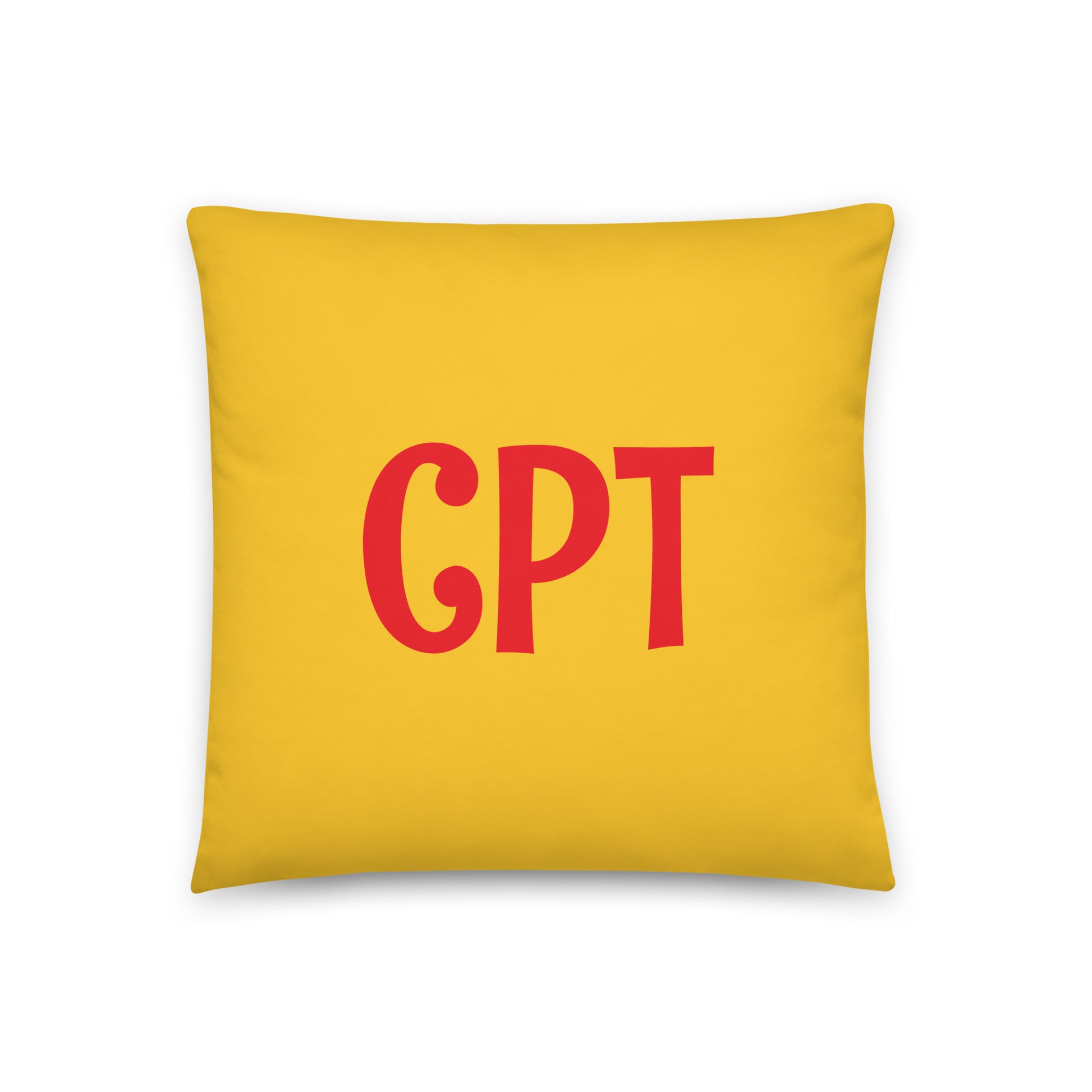 CPT Cape Town Throw Pillow • Cheerful Rainbow Colours • YHM Designs - Image 03