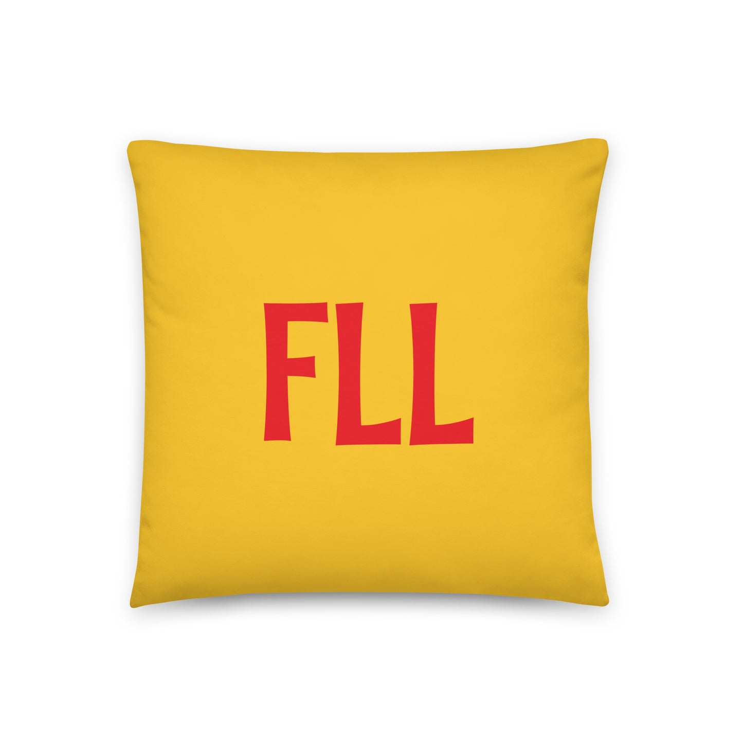 Rainbow Throw Pillow • FLL Fort Lauderdale • YHM Designs - Image 03