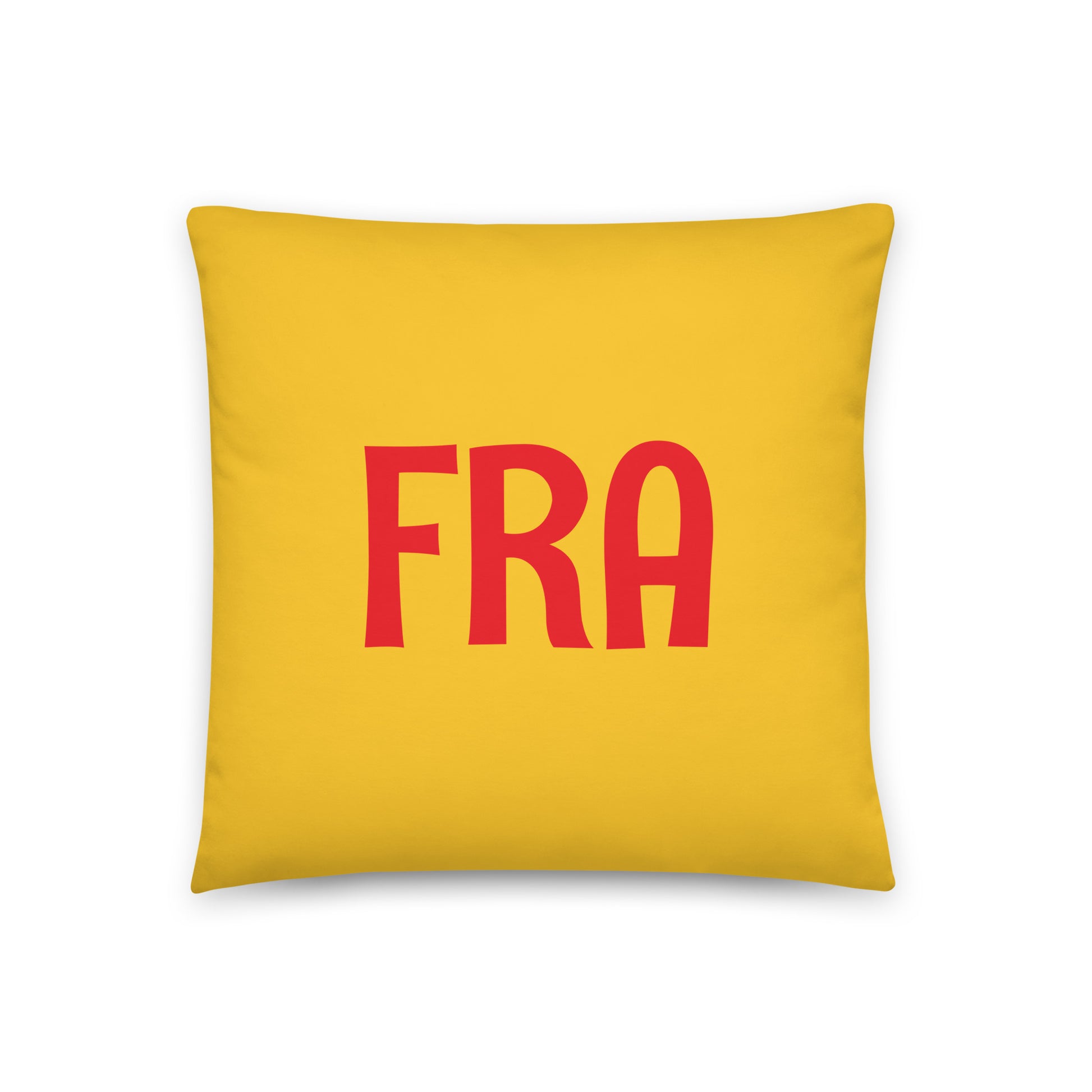 FRA Frankfurt Throw Pillow • Cheerful Rainbow Colours • YHM Designs - Image 03