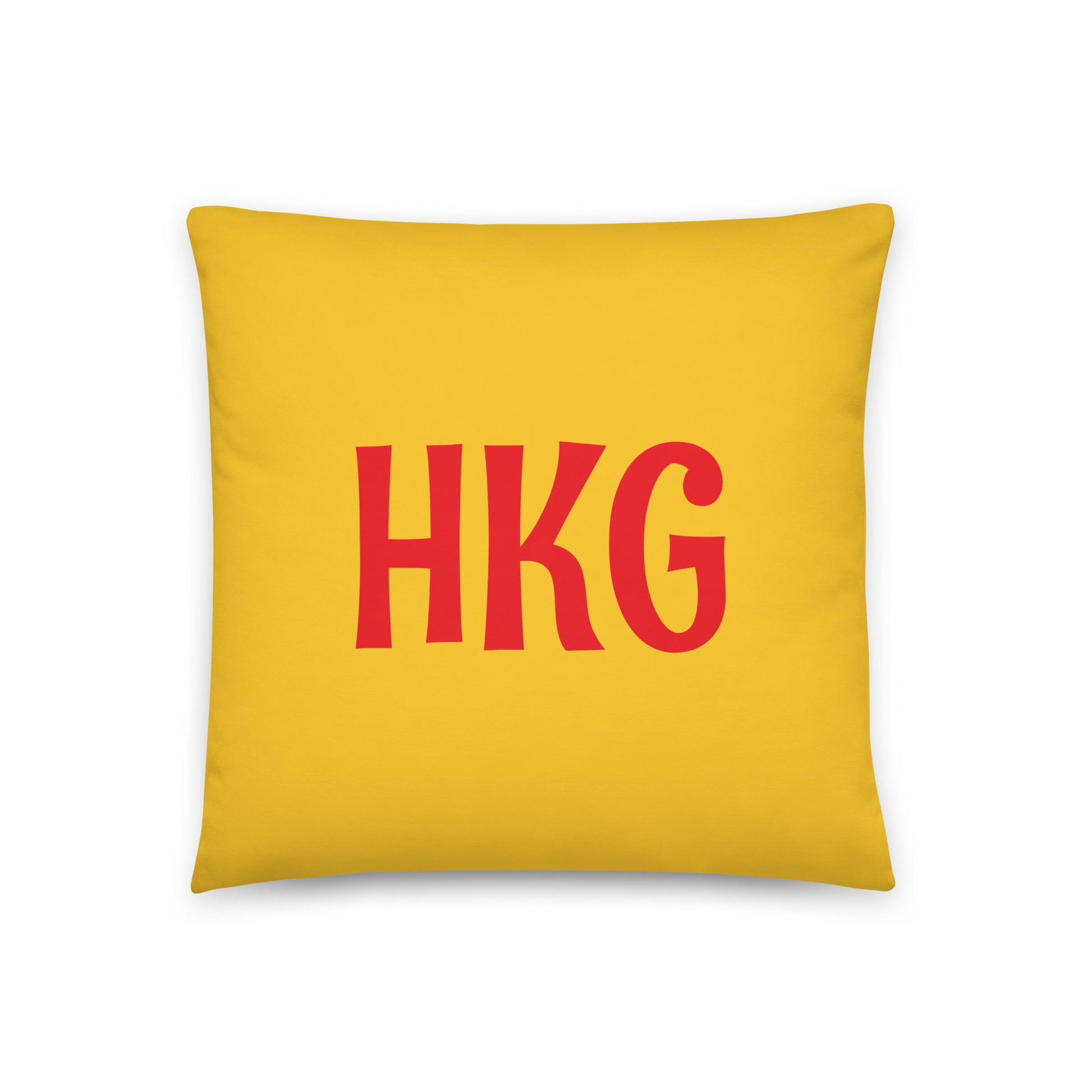 HKG Hong Kong Throw Pillow • Cheerful Rainbow Colours • YHM Designs - Image 03