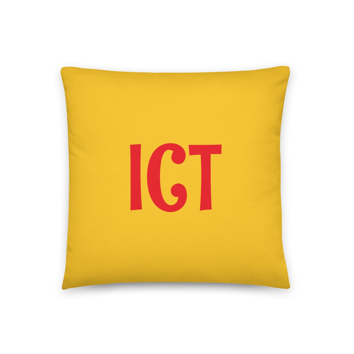Rainbow Throw Pillow • ICT Wichita • YHM Designs - Image 03