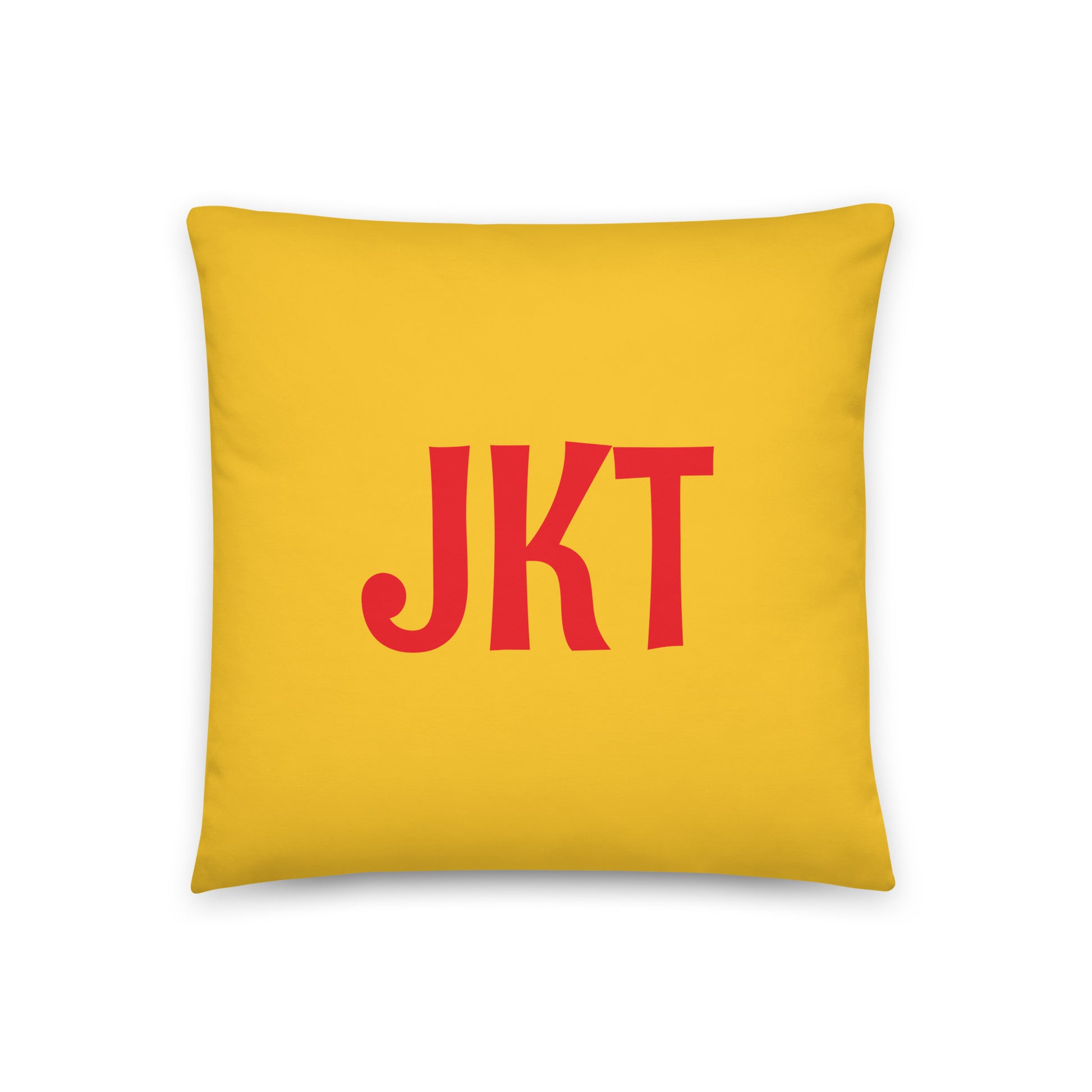 JKT Jakarta Throw Pillow • Cheerful Rainbow Colours • YHM Designs - Image 03