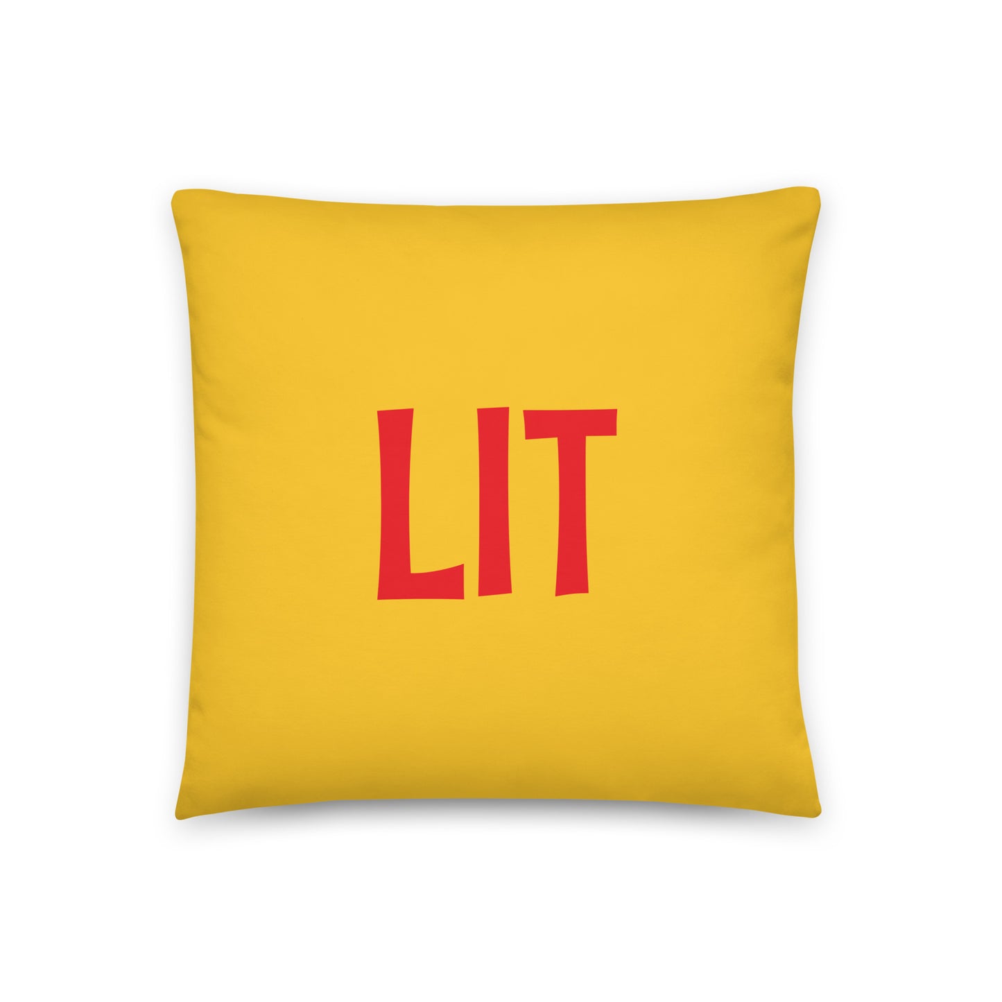 Rainbow Throw Pillow • LIT Little Rock • YHM Designs - Image 03