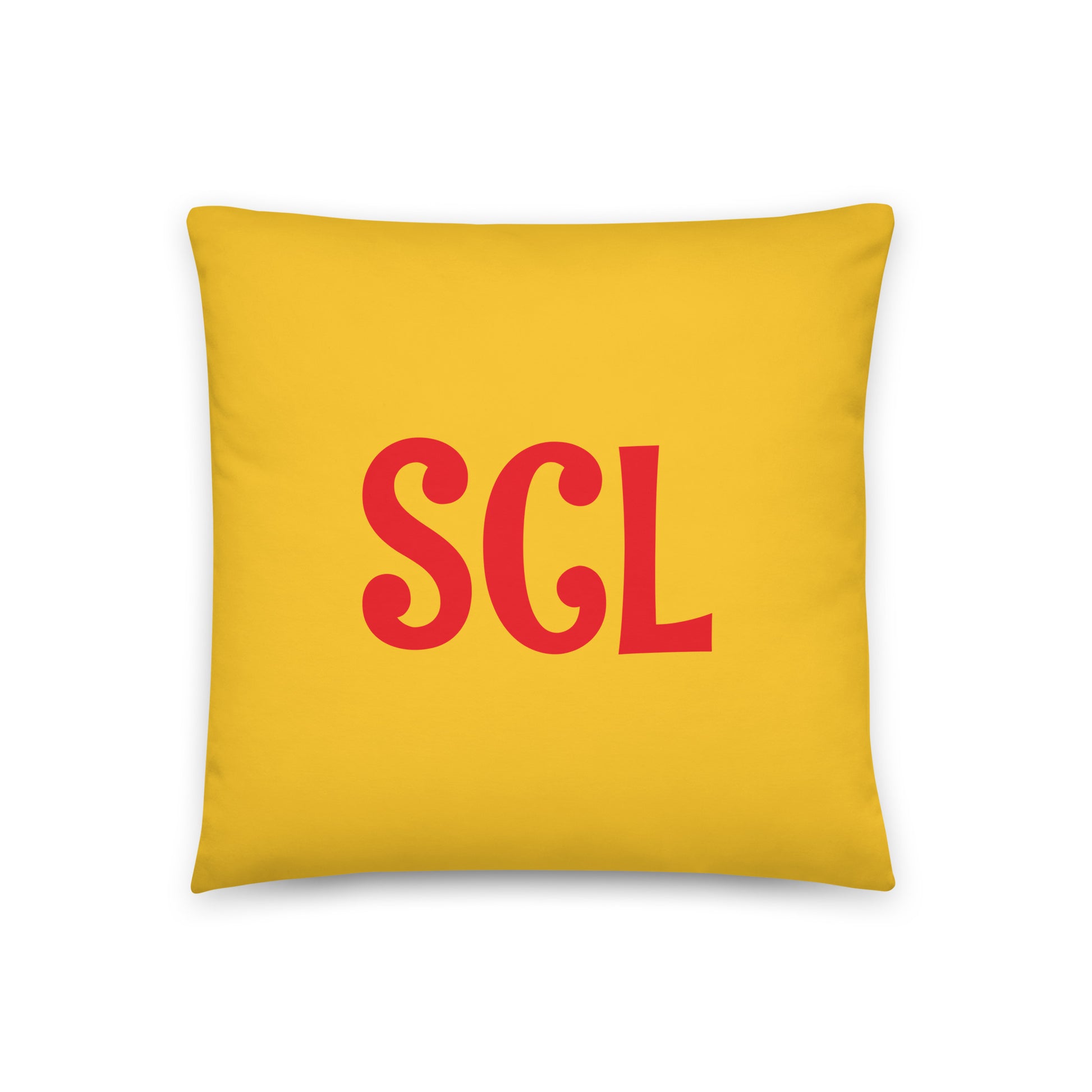 SCL Santiago Throw Pillow • Cheerful Rainbow Colours • YHM Designs - Image 03