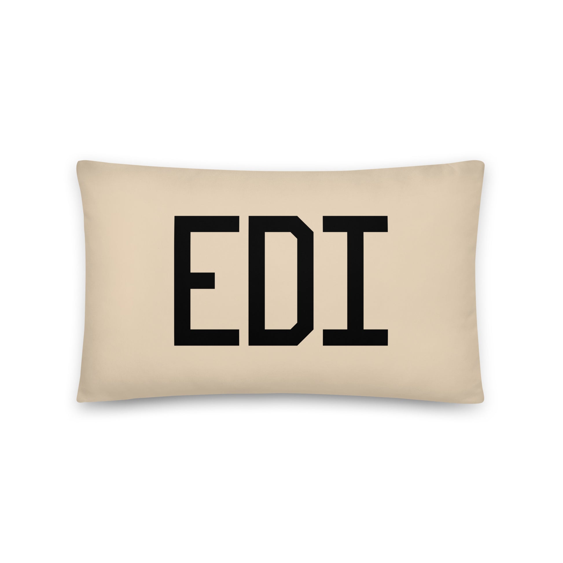 EDI Edinburgh Throw Pillow • Air Force Lettering & Red Buffalo Plaid • YHM Designs - Image 05