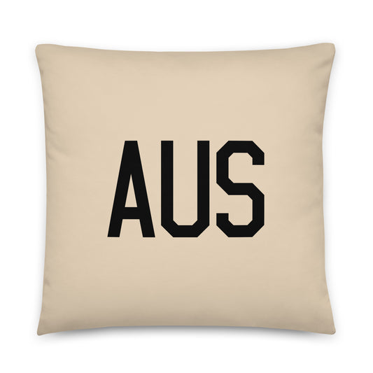 Buffalo Plaid Throw Pillow • AUS Austin • YHM Designs - Image 01