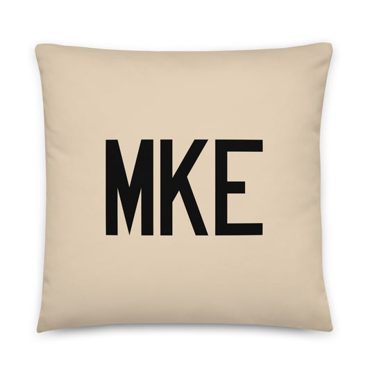 Buffalo Plaid Throw Pillow • MKE Milwaukee • YHM Designs - Image 01
