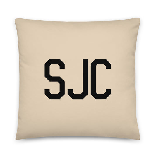 Buffalo Plaid Throw Pillow • SJC San Jose • YHM Designs - Image 01