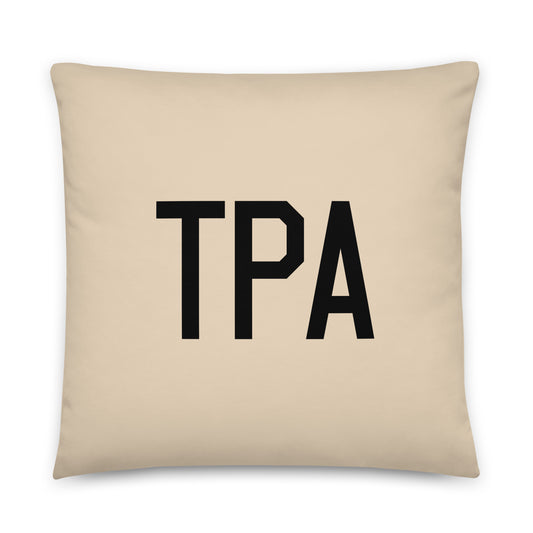 Buffalo Plaid Throw Pillow • TPA Tampa • YHM Designs - Image 01