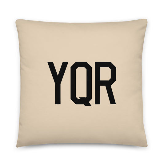 Buffalo Plaid Throw Pillow • YQR Regina • YHM Designs - Image 01