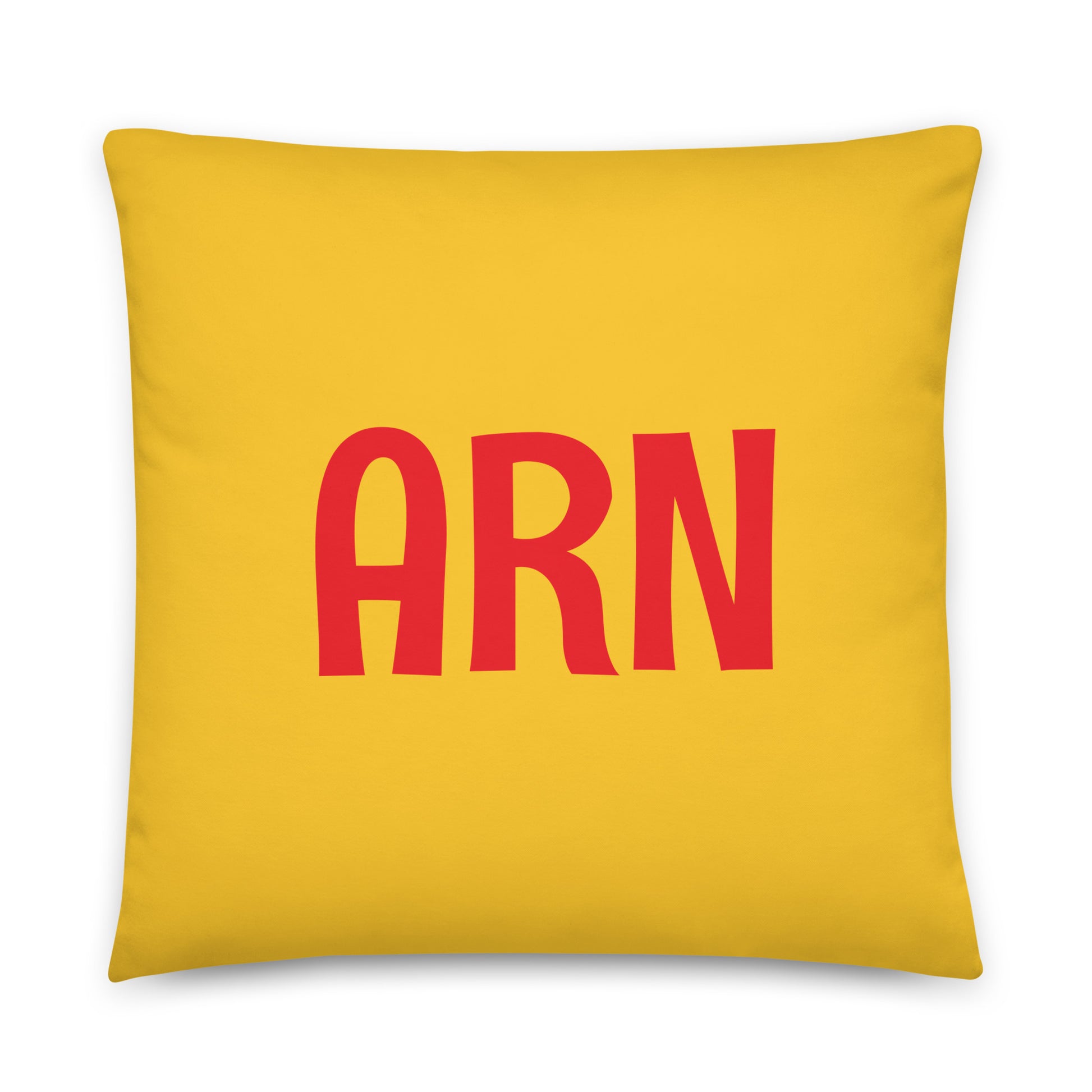 ARN Stockholm Throw Pillow • Cheerful Rainbow Colours • YHM Designs - Image 01