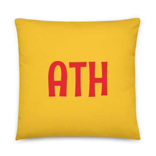 Rainbow Throw Pillow • ATH Athens • YHM Designs - Image 01