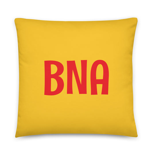 Rainbow Throw Pillow • BNA Nashville • YHM Designs - Image 01