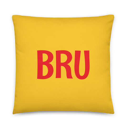 Rainbow Throw Pillow • BRU Brussels • YHM Designs - Image 01