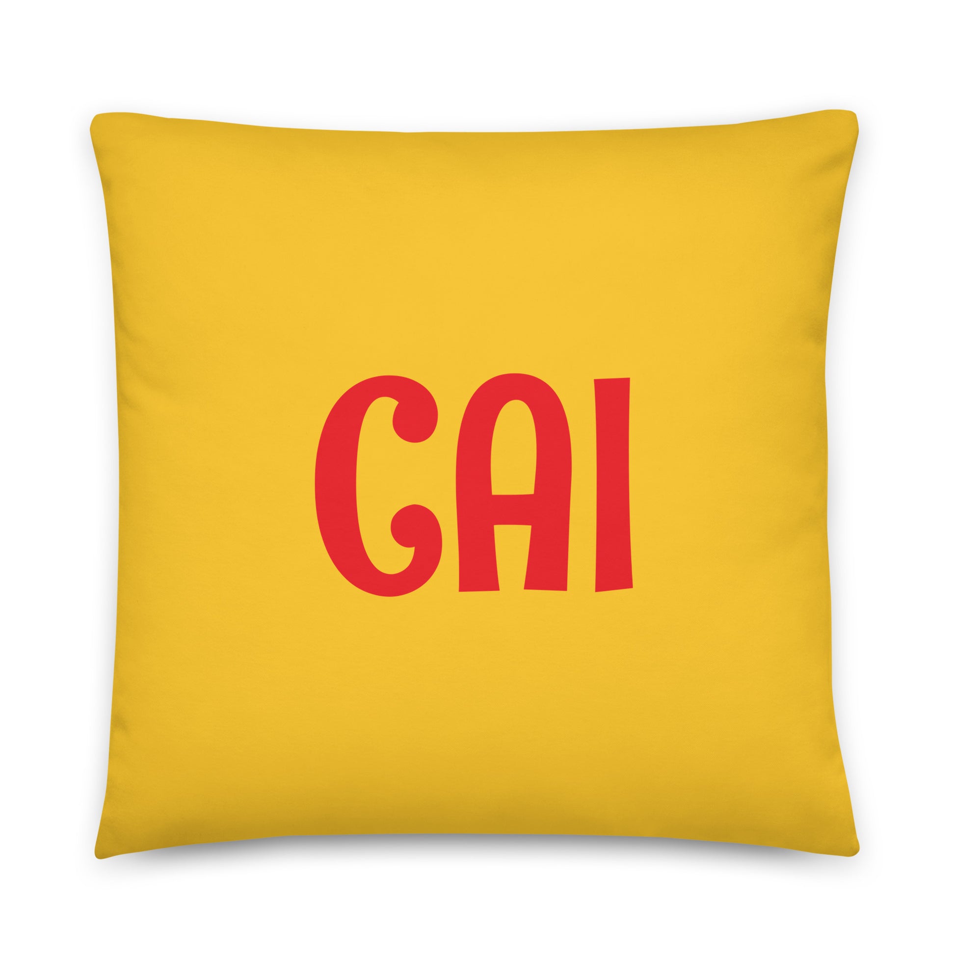 CAI Cairo Throw Pillow • Cheerful Rainbow Colours • YHM Designs - Image 01
