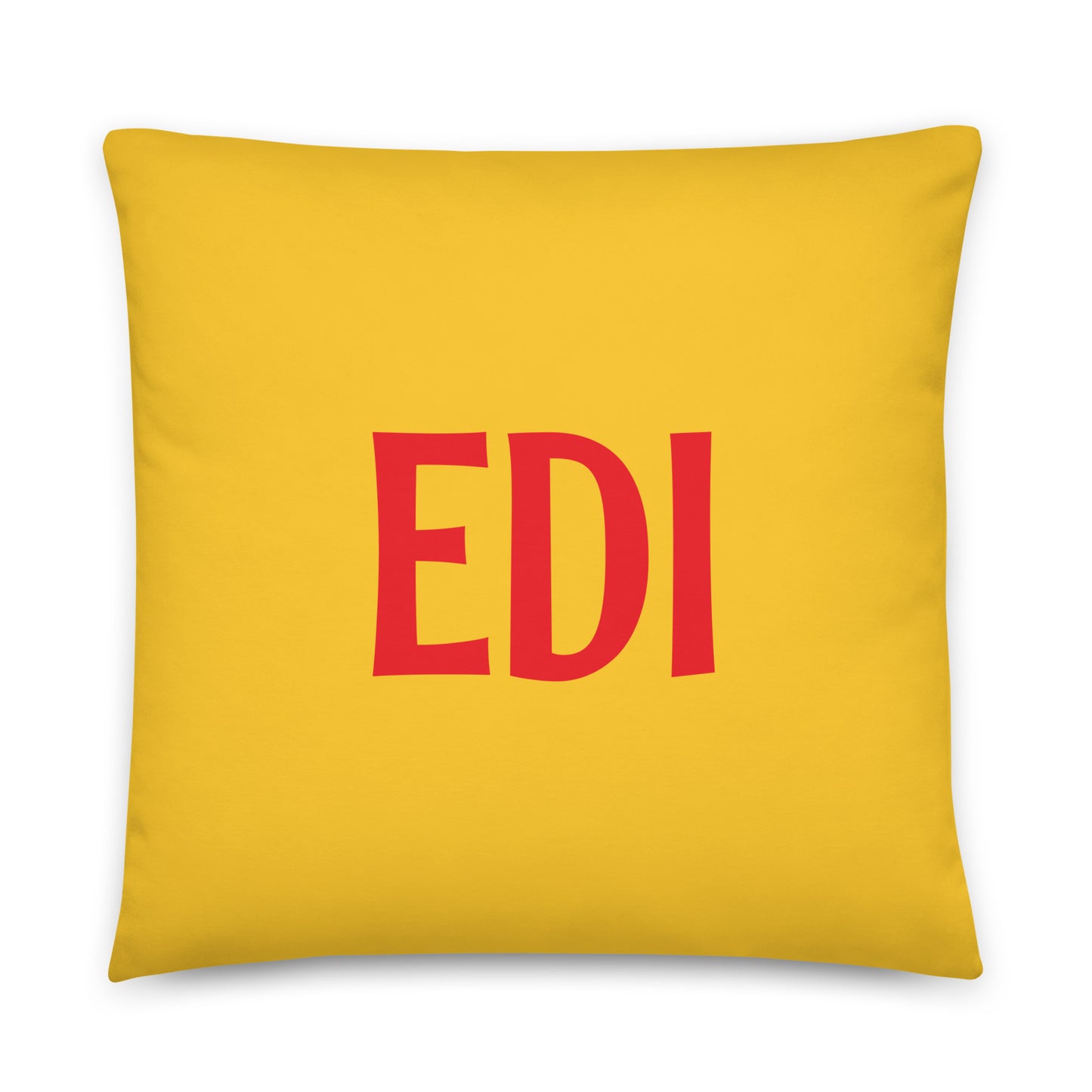 EDI Edinburgh Throw Pillow • Cheerful Rainbow Colours • YHM Designs - Image 01