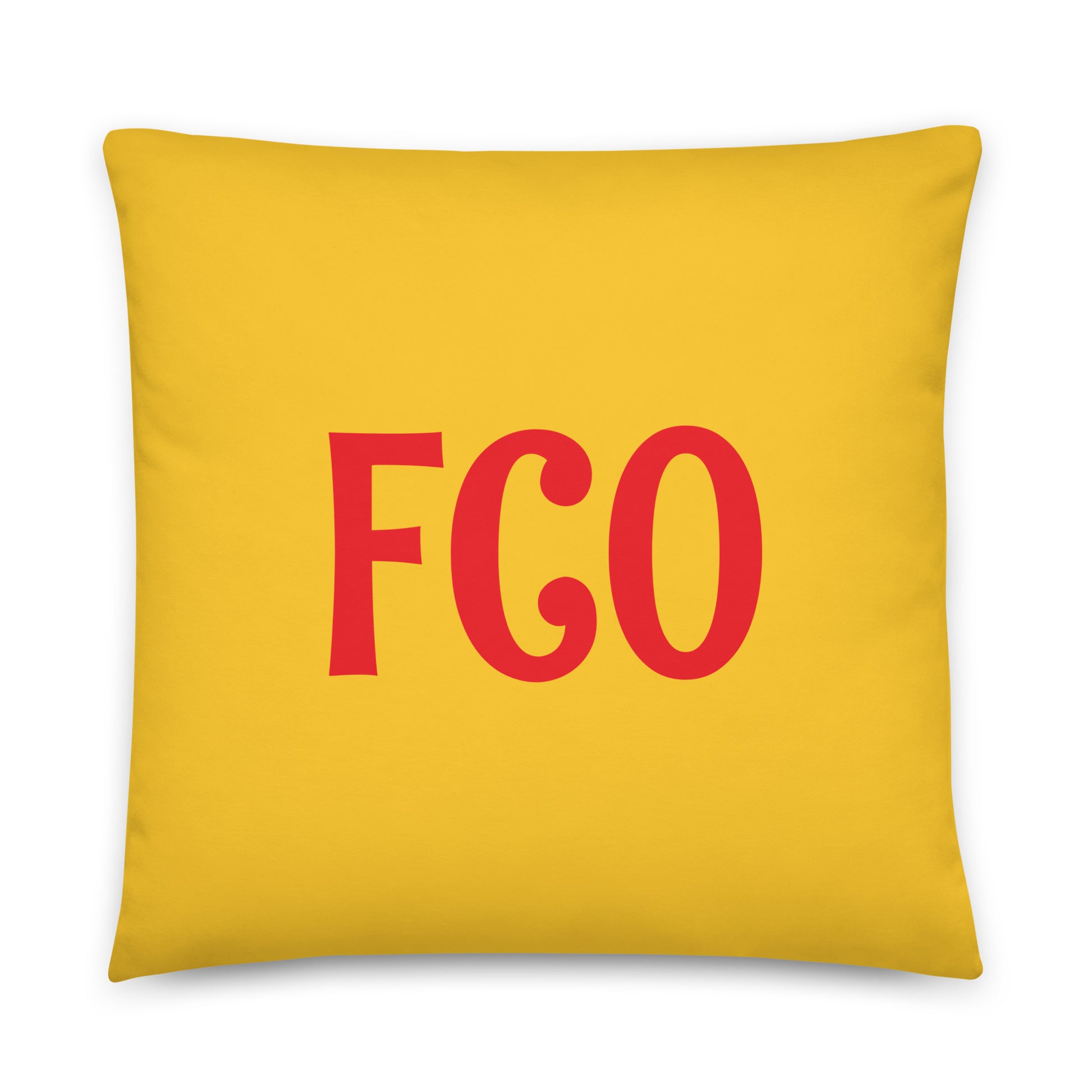 FCO Rome Throw Pillow • Cheerful Rainbow Colours • YHM Designs - Image 01