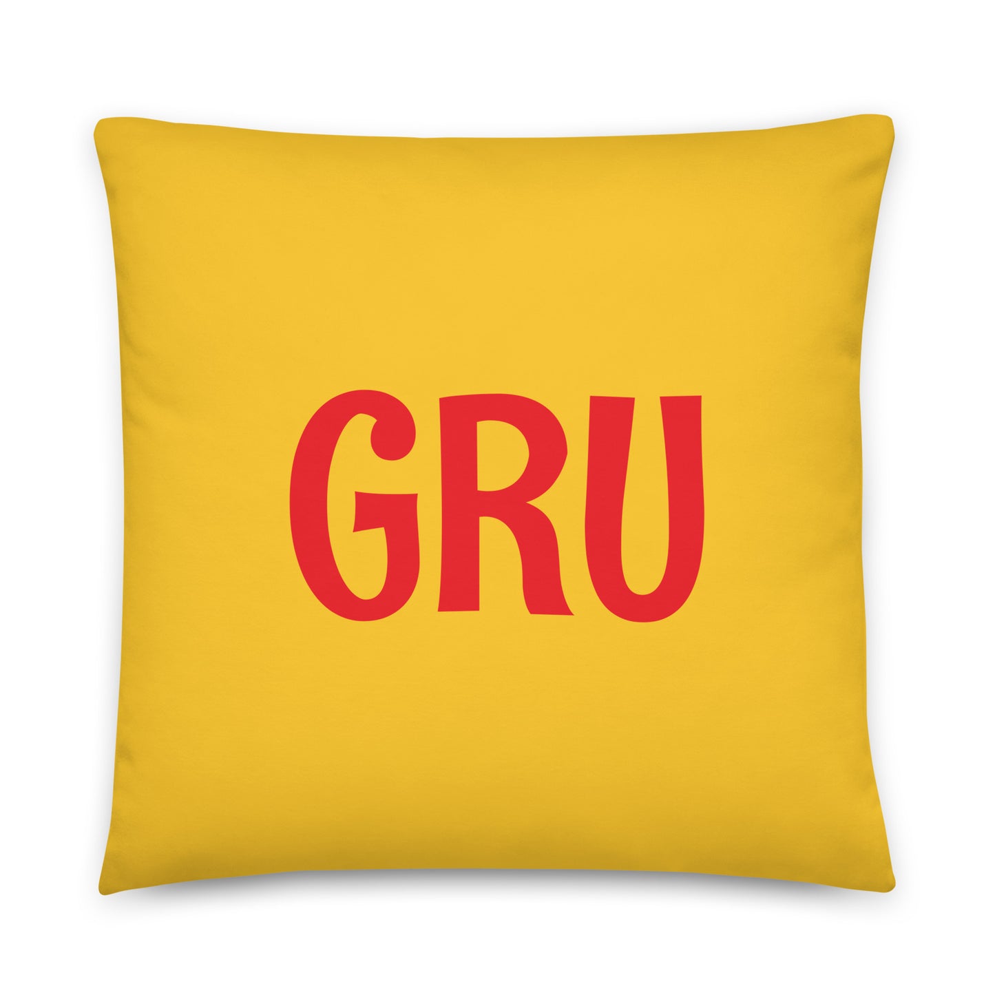 Rainbow Throw Pillow • GRU Sao Paulo • YHM Designs - Image 01