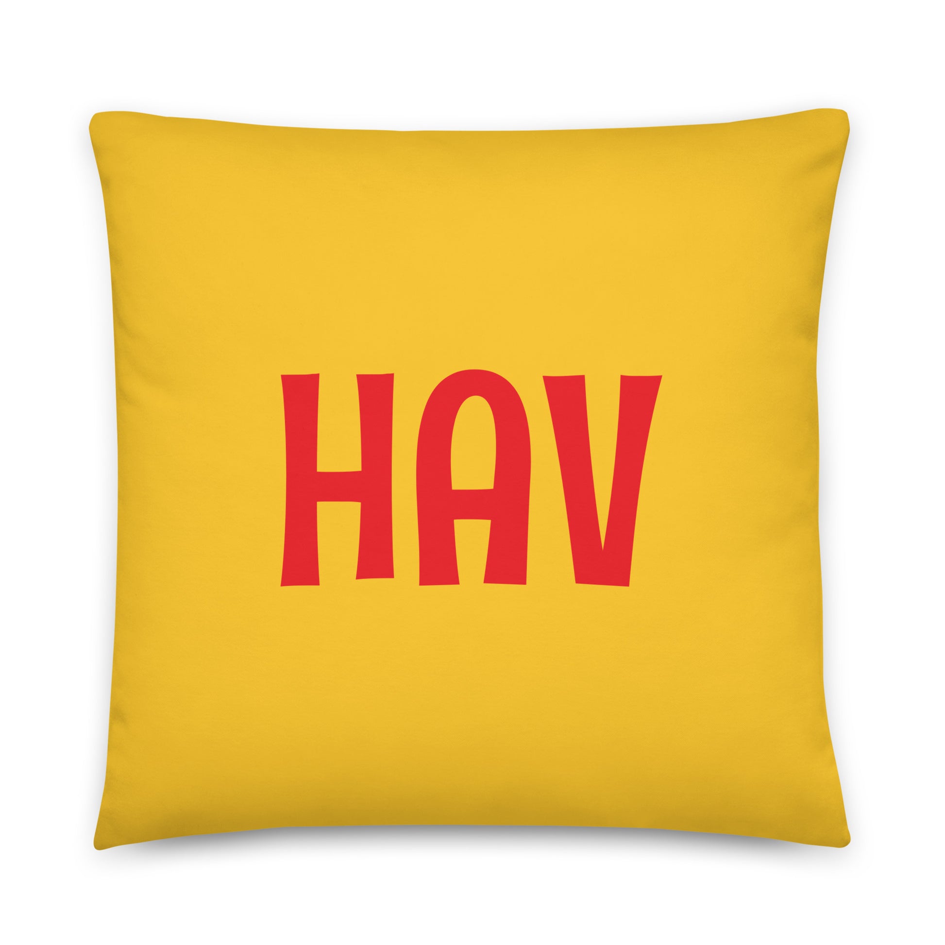 HAV Havana Throw Pillow • Cheerful Rainbow Colours • YHM Designs - Image 01