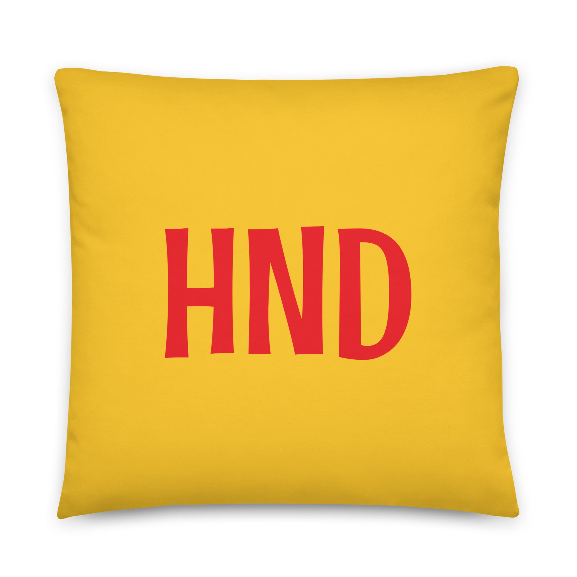 HND Tokyo Throw Pillow • Cheerful Rainbow Colours • YHM Designs - Image 01