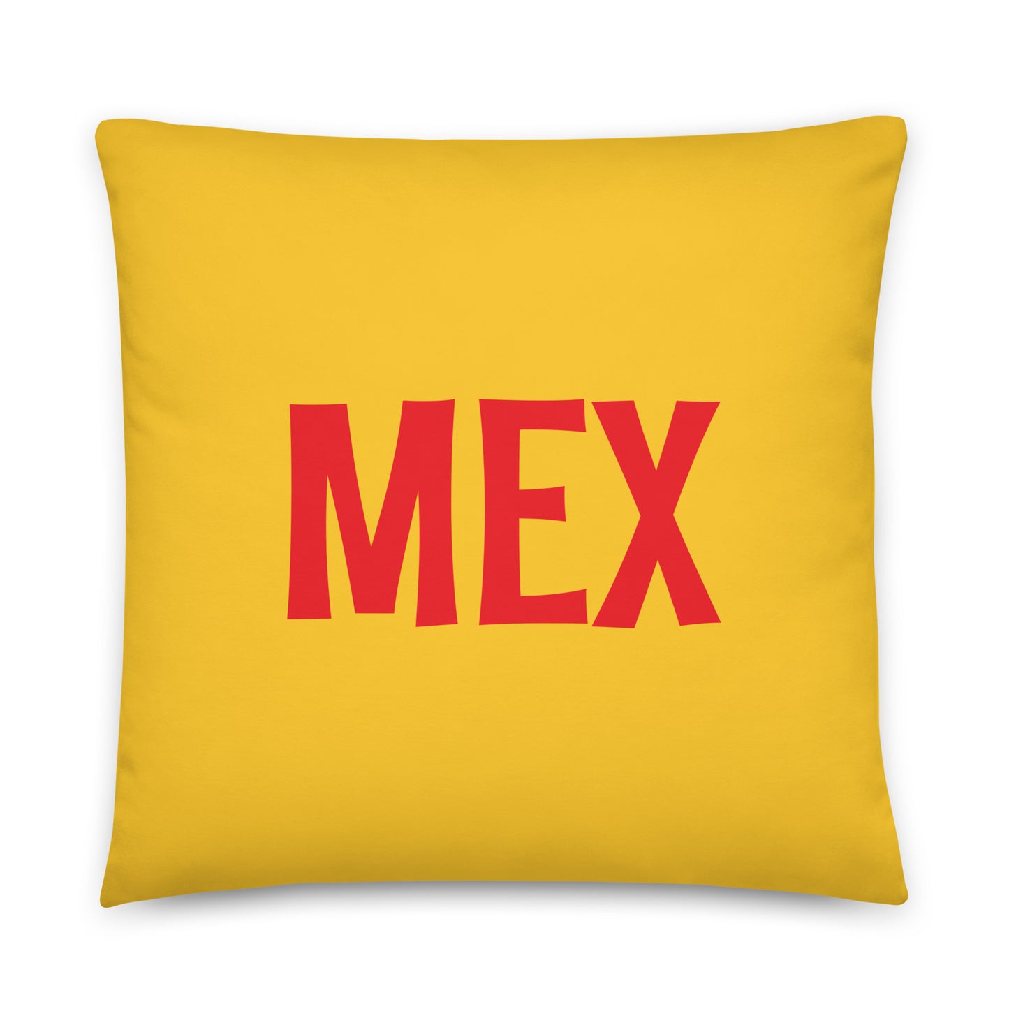 MEX Mexico City Throw Pillow • Cheerful Rainbow Colours • YHM Designs - Image 01