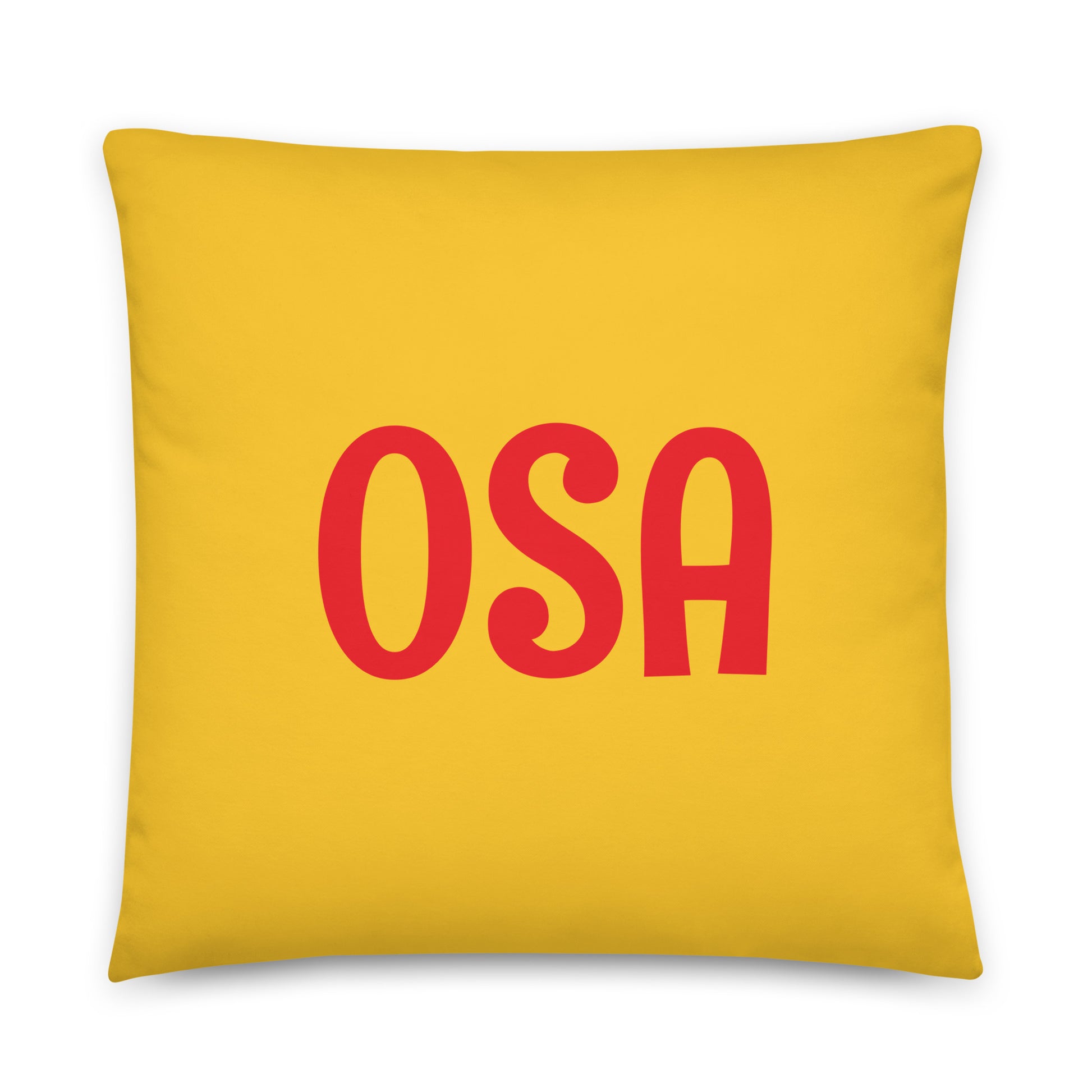 OSA Osaka Throw Pillow • Cheerful Rainbow Colours • YHM Designs - Image 01
