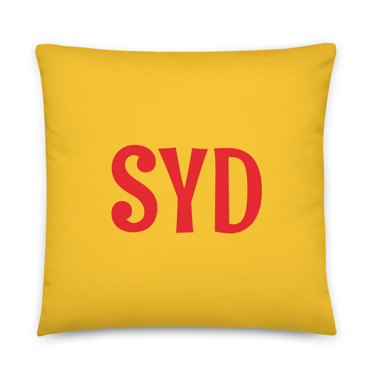 SYD Sydney Throw Pillow • Cheerful Rainbow Colours • YHM Designs - Image 01
