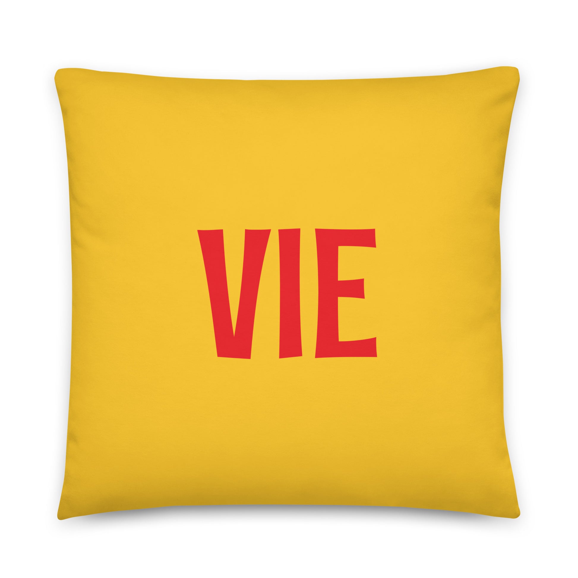 VIE Vienna Throw Pillow • Cheerful Rainbow Colours • YHM Designs - Image 01
