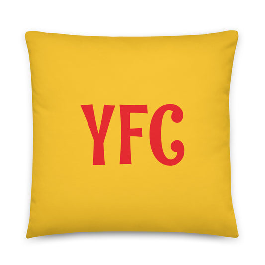 Rainbow Throw Pillow • YFC Fredericton • YHM Designs - Image 01