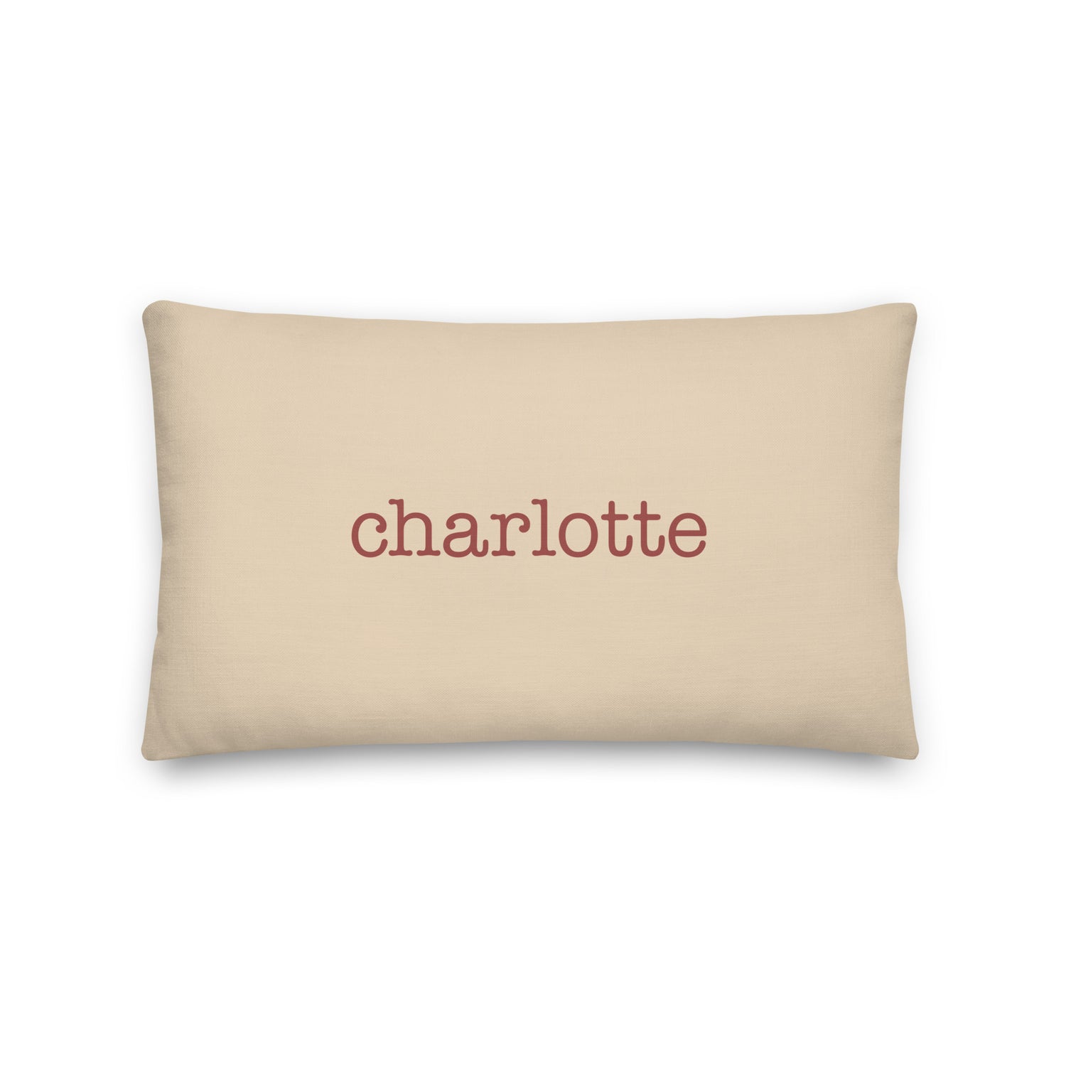 Charlotte North Carolina Pillows and Blankets • CLT Airport Code