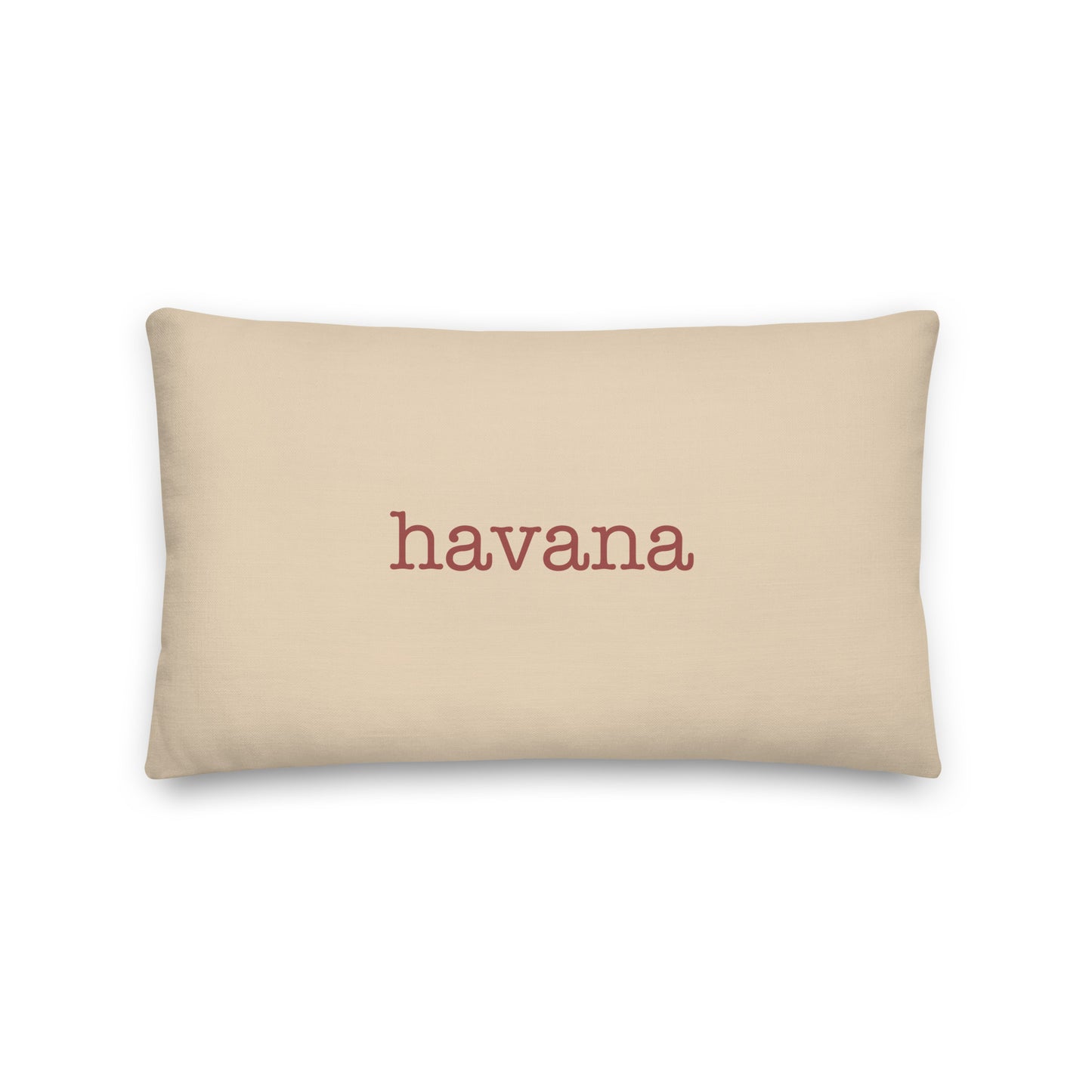 Typewriter Pillow - Terra Cotta • HAV Havana • YHM Designs - Image 01