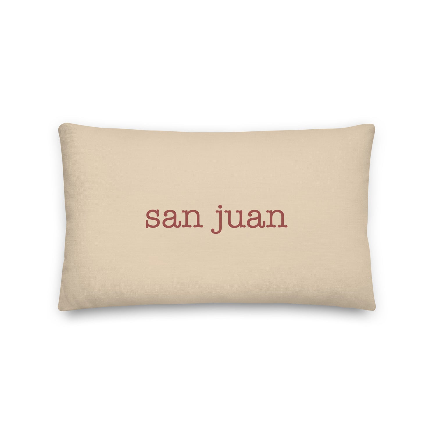 San Juan Puerto Rico Pillows and Blankets • SJU Airport Code