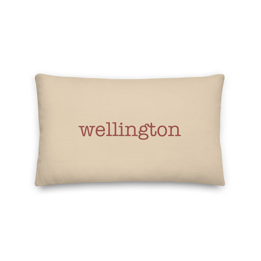 Typewriter Pillow - Terra Cotta • WLG Wellington • YHM Designs - Image 01